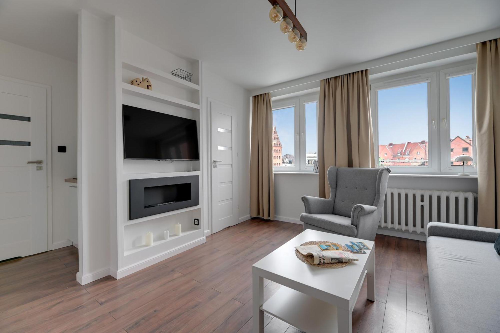 Motlawa Bulvar Residence Z Widokiem Na Rzeke Motlawa By Downtown Apartments Gdaňsk Exteriér fotografie