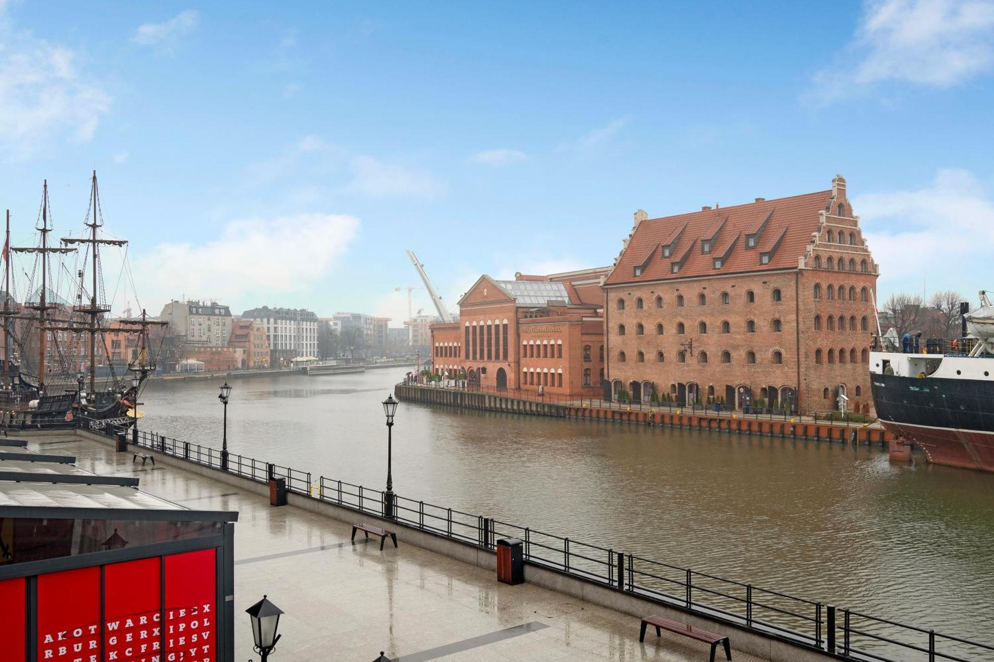 Motlawa Bulvar Residence Z Widokiem Na Rzeke Motlawa By Downtown Apartments Gdaňsk Exteriér fotografie